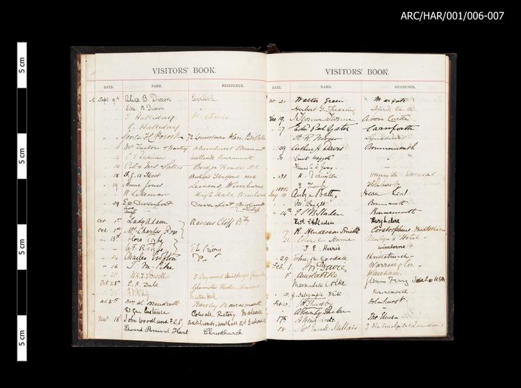 Image of Hart's Museum Visitor Books