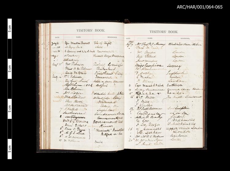 Image of Hart's Museum Visitor Books