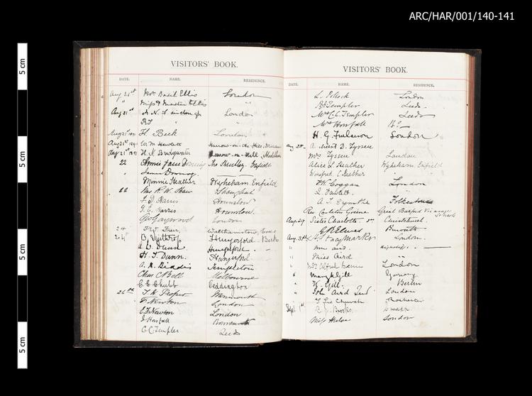 Image of Hart Museum Visitor Books