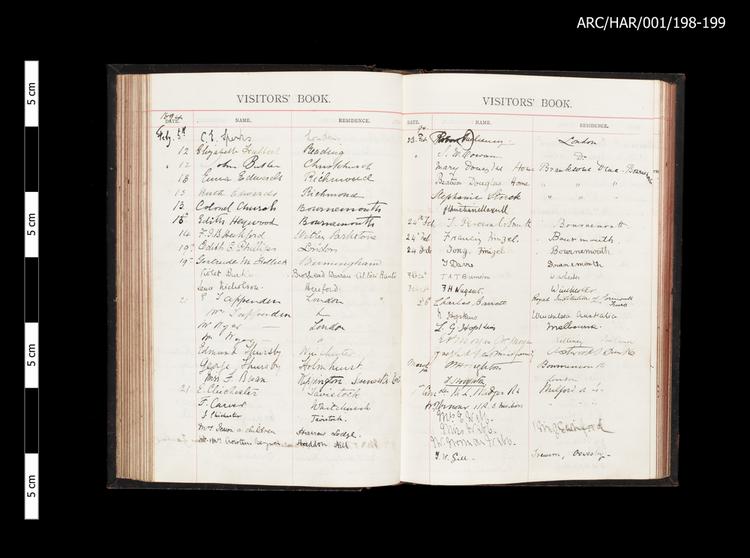 Image of Hart Museum Visitor Books