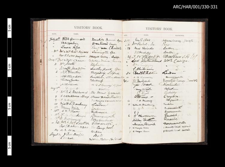 Image of Hart Museum Visitor Books