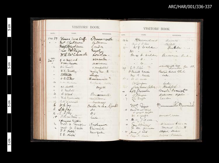 Image of Hart Museum Visitor Books