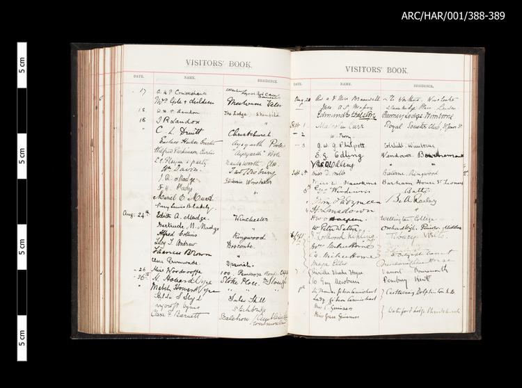 Image of Hart Museum Visitor Books