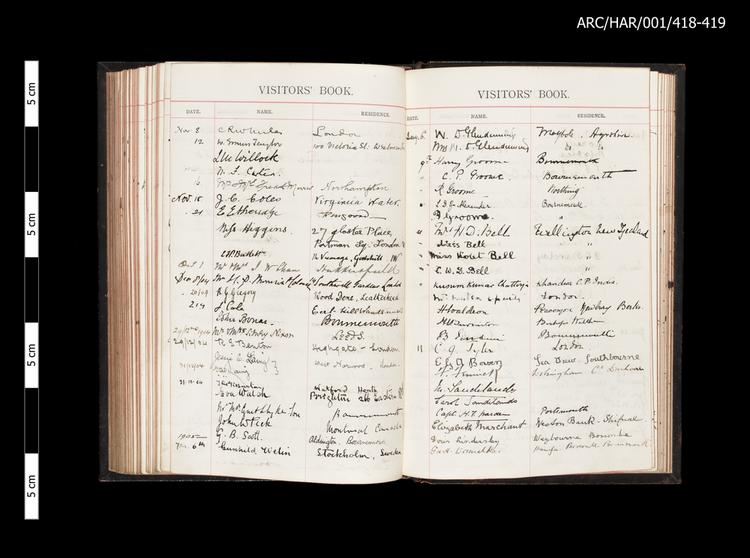 Image of Hart Museum Visitor Books