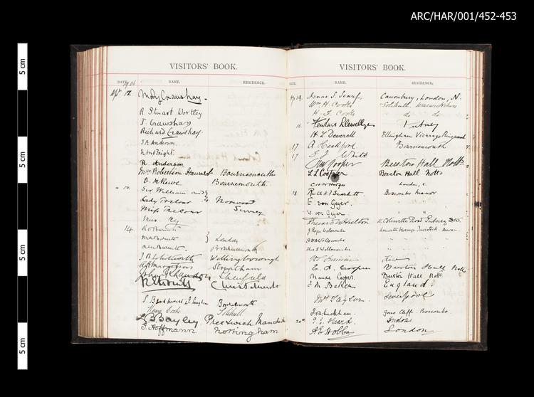 Image of Hart Museum Visitor Books