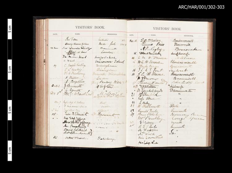 Image of Hart Museum Visitor Books