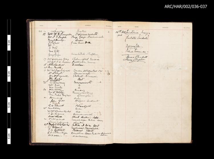 Image of Hart Museum Visitor Books