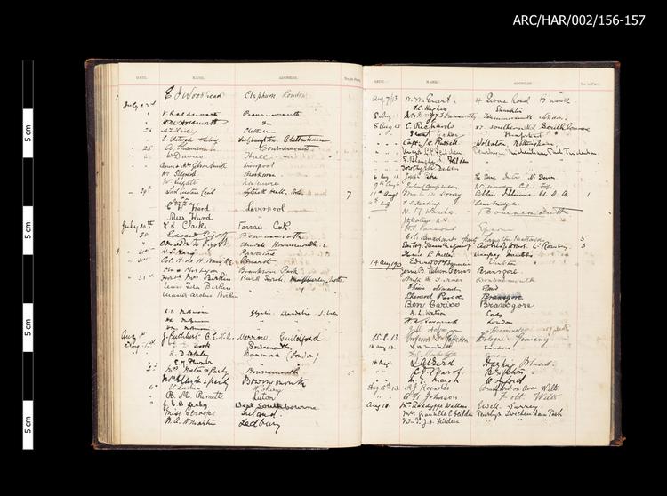 Image of Hart's Museum Visitor Books