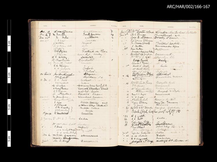 Image of Hart's Museum Visitor Books