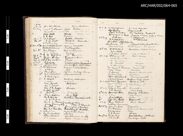 Image of Hart Museum Visitor Books