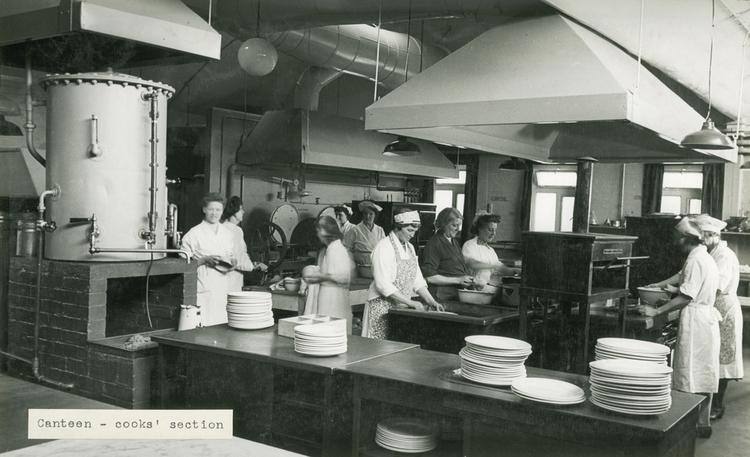 Image of Photograph of  'Canteen - cooks' section'