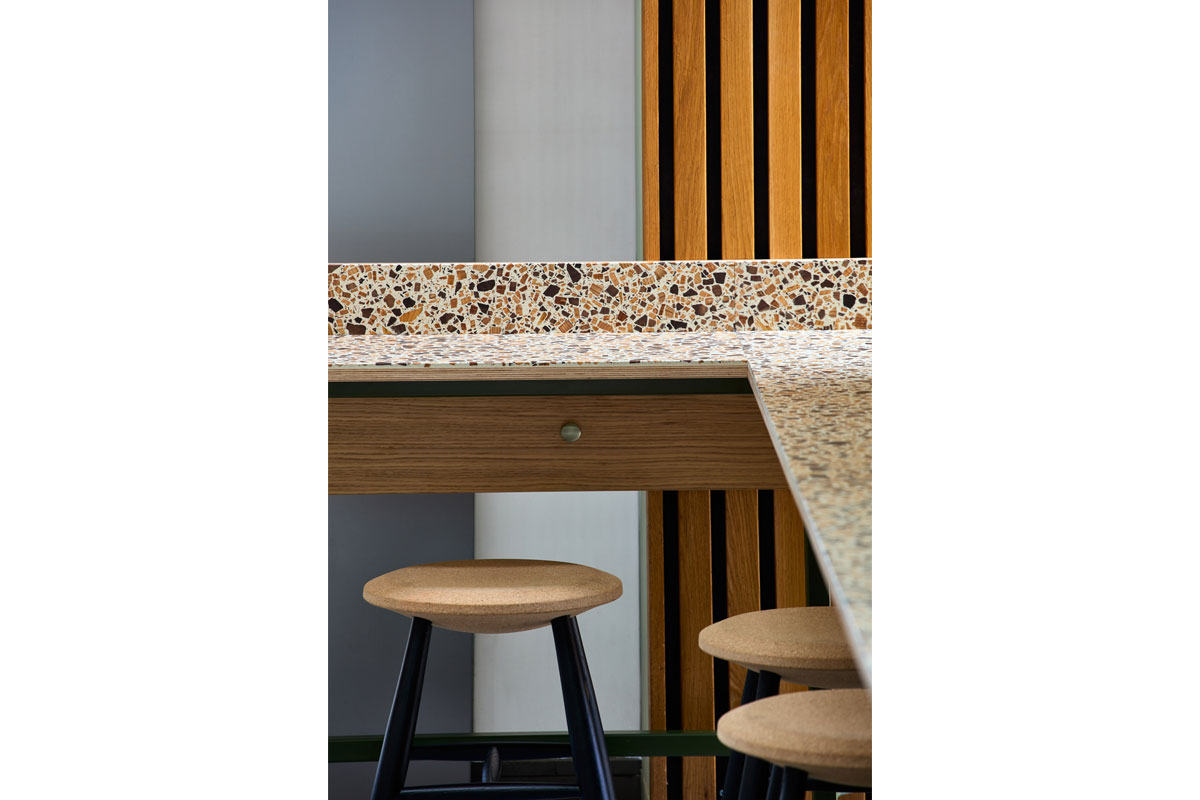 Bar and stool in Horniman Cafe