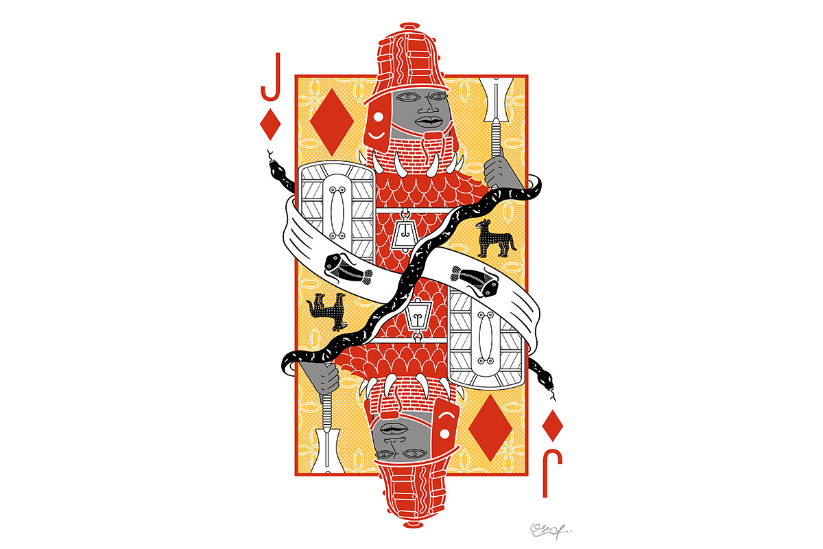 Playing card design